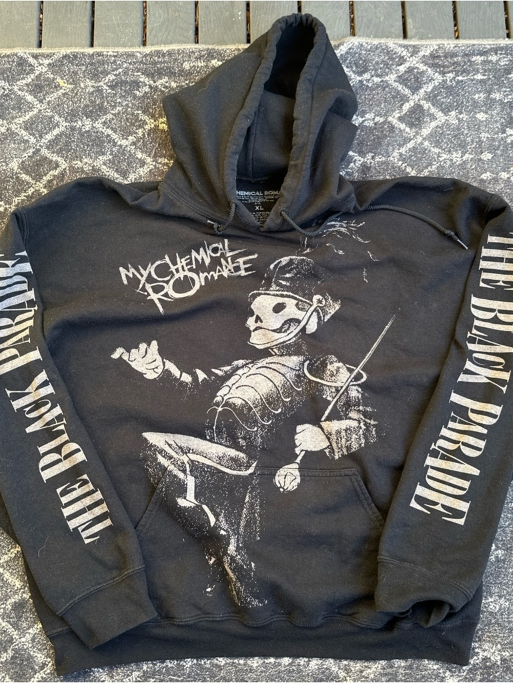 Black Parade Graphic Hoodie - Black